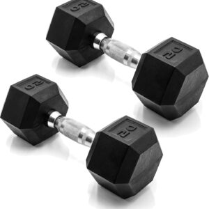 CAP Barbell Coated Dumbbell Weight | Multiple Options Pairs & Sets