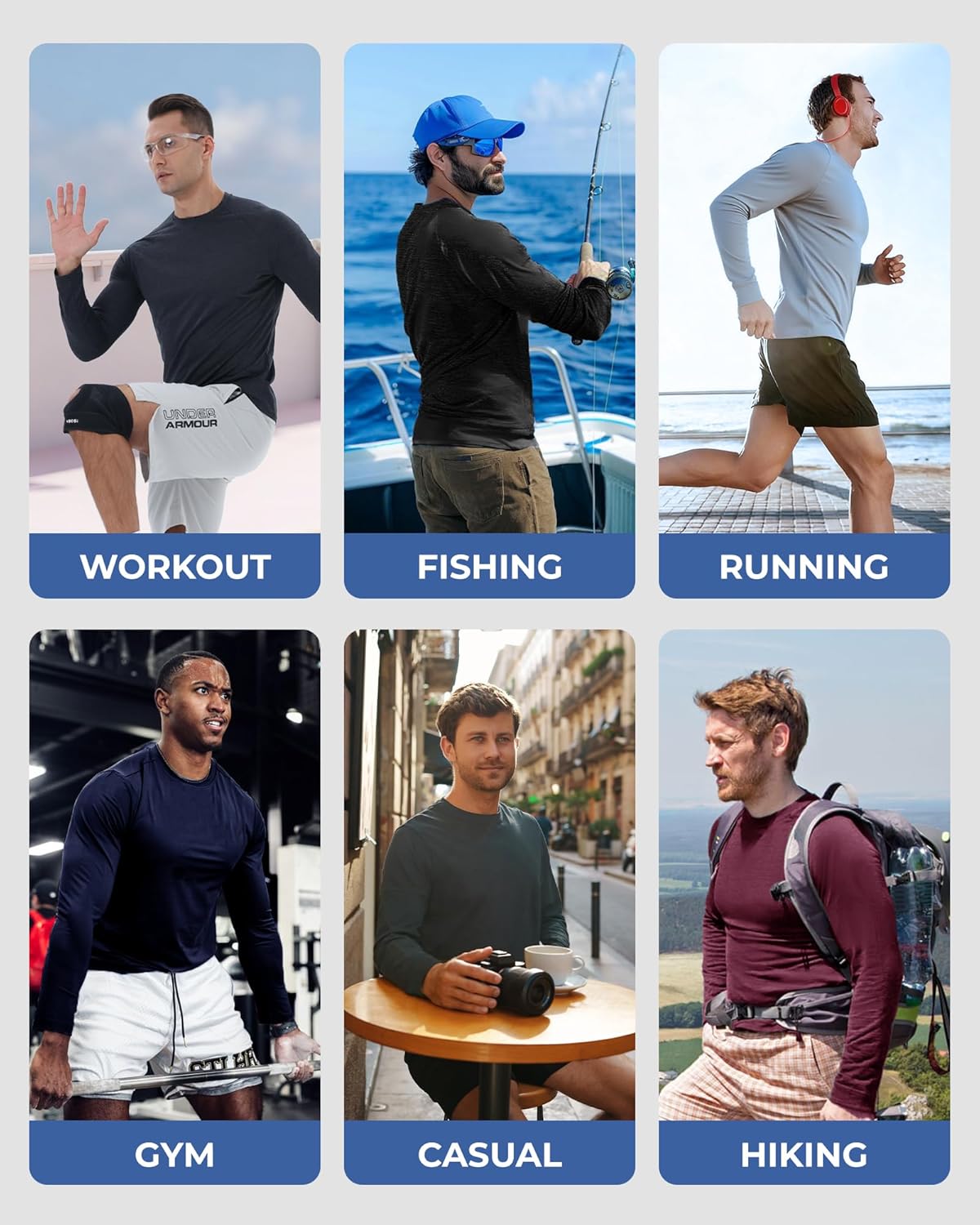 LalaHooK Long Sleeve Shirts for Men - Image 2