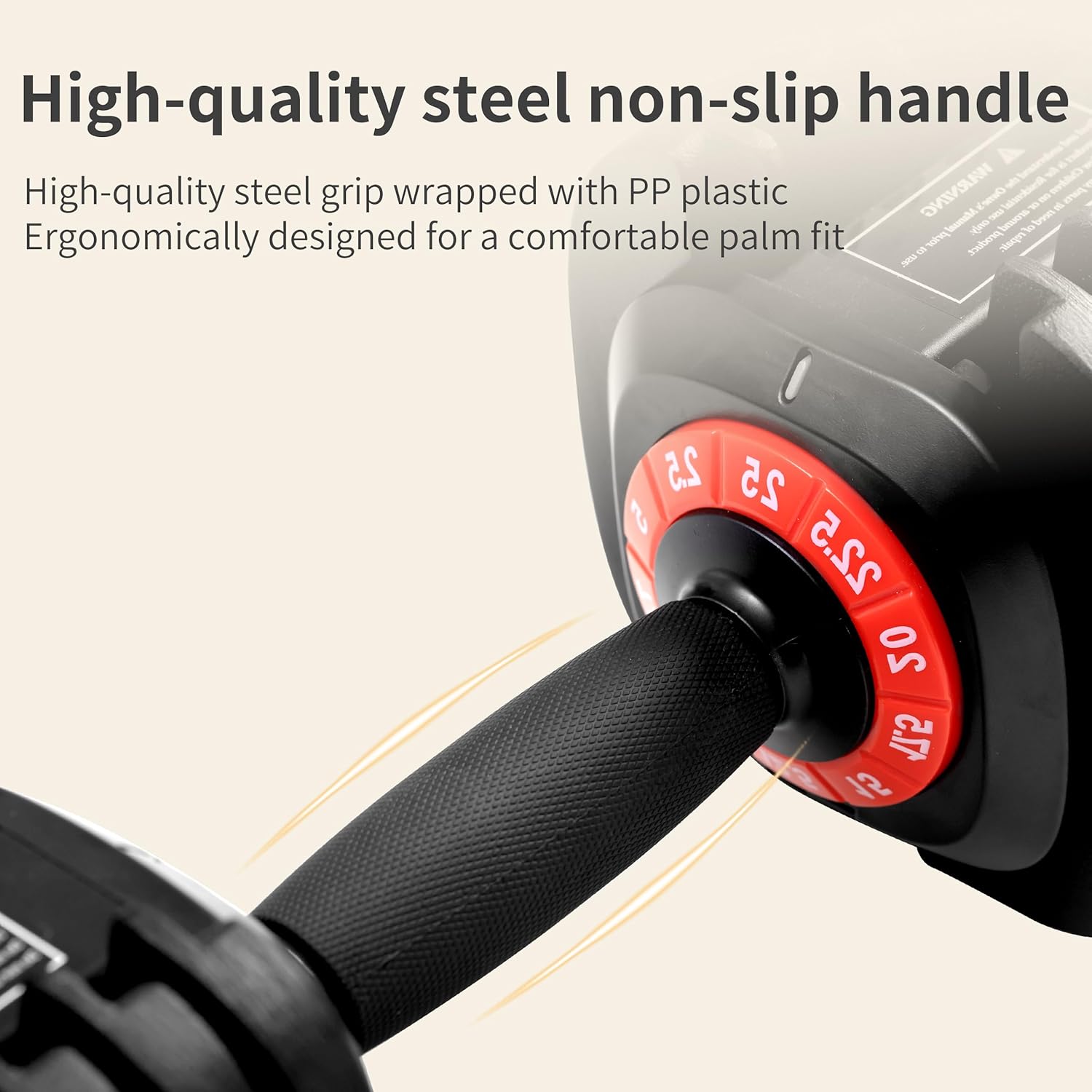 5.5LB Adjustable Swing Dumbbell with Non-Slip Grip | Also Available 5LB & 25LB Standard Adjustable Dumbbells | Home Gym Strength Training Set - Image 7