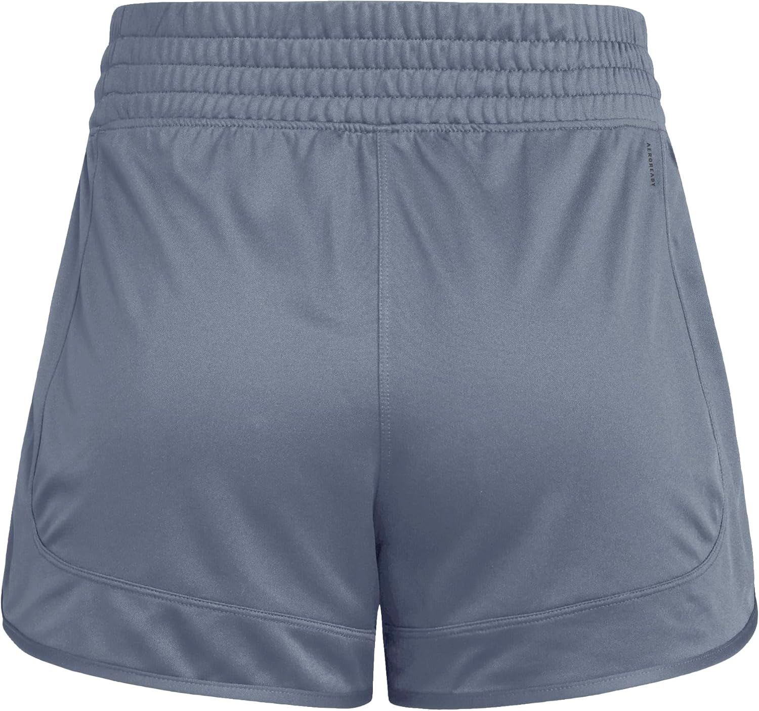 Adidas Womens Pacer Essentials Knit High-Rise Shorts - Image 3