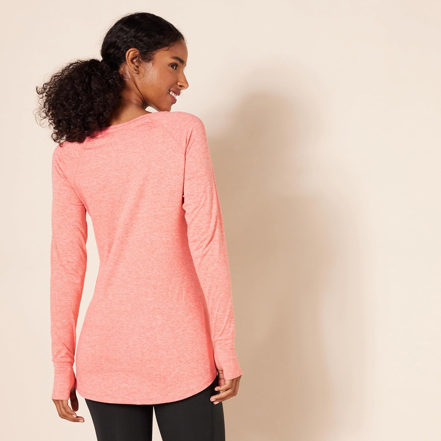 Amazon Essentials Womens Brushed Tech Stretch Long-Sleeve Crewneck Shirt (Available in Plus Size) - Image 3