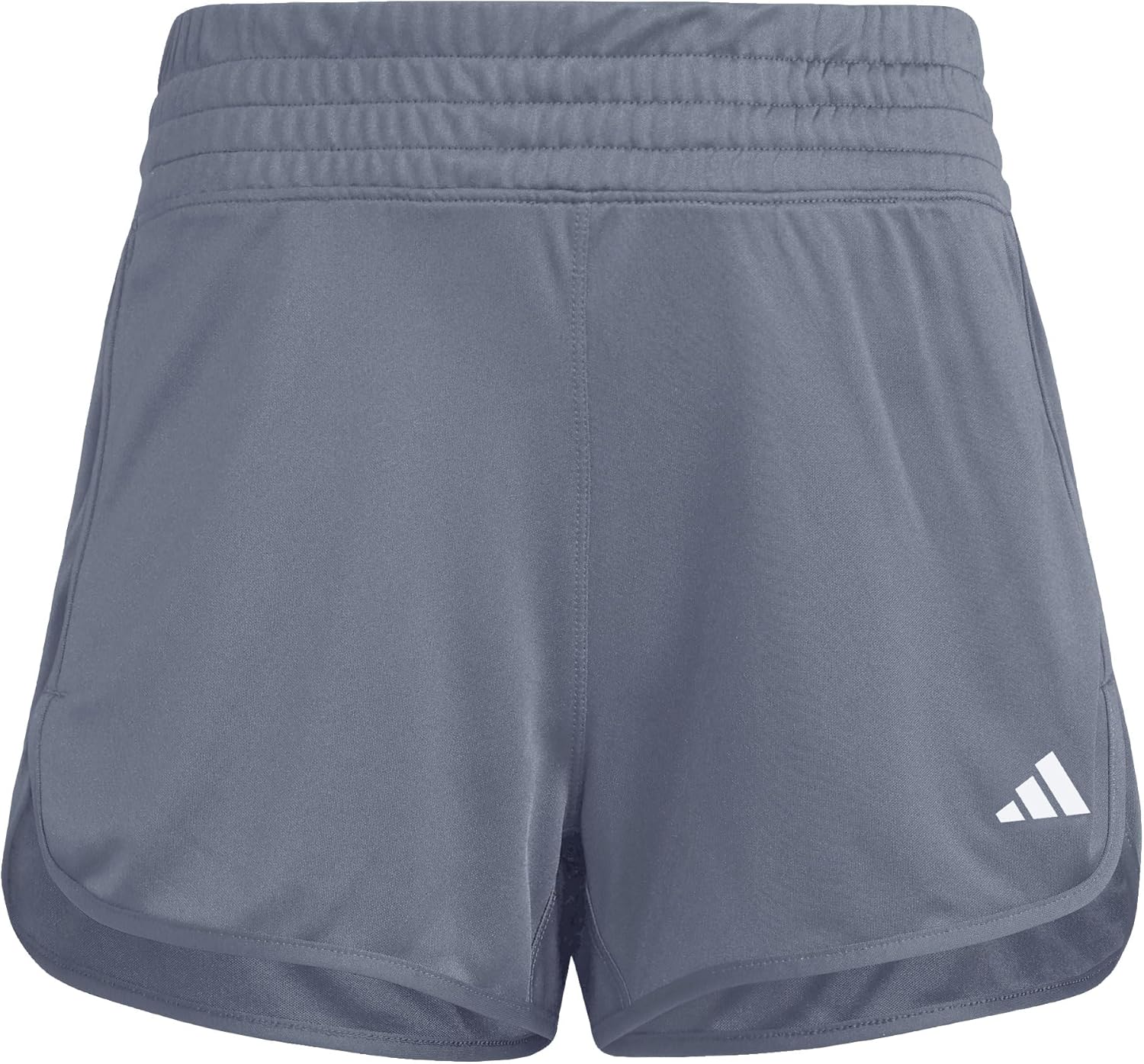 Adidas Womens Pacer Essentials Knit High-Rise Shorts - Image 4