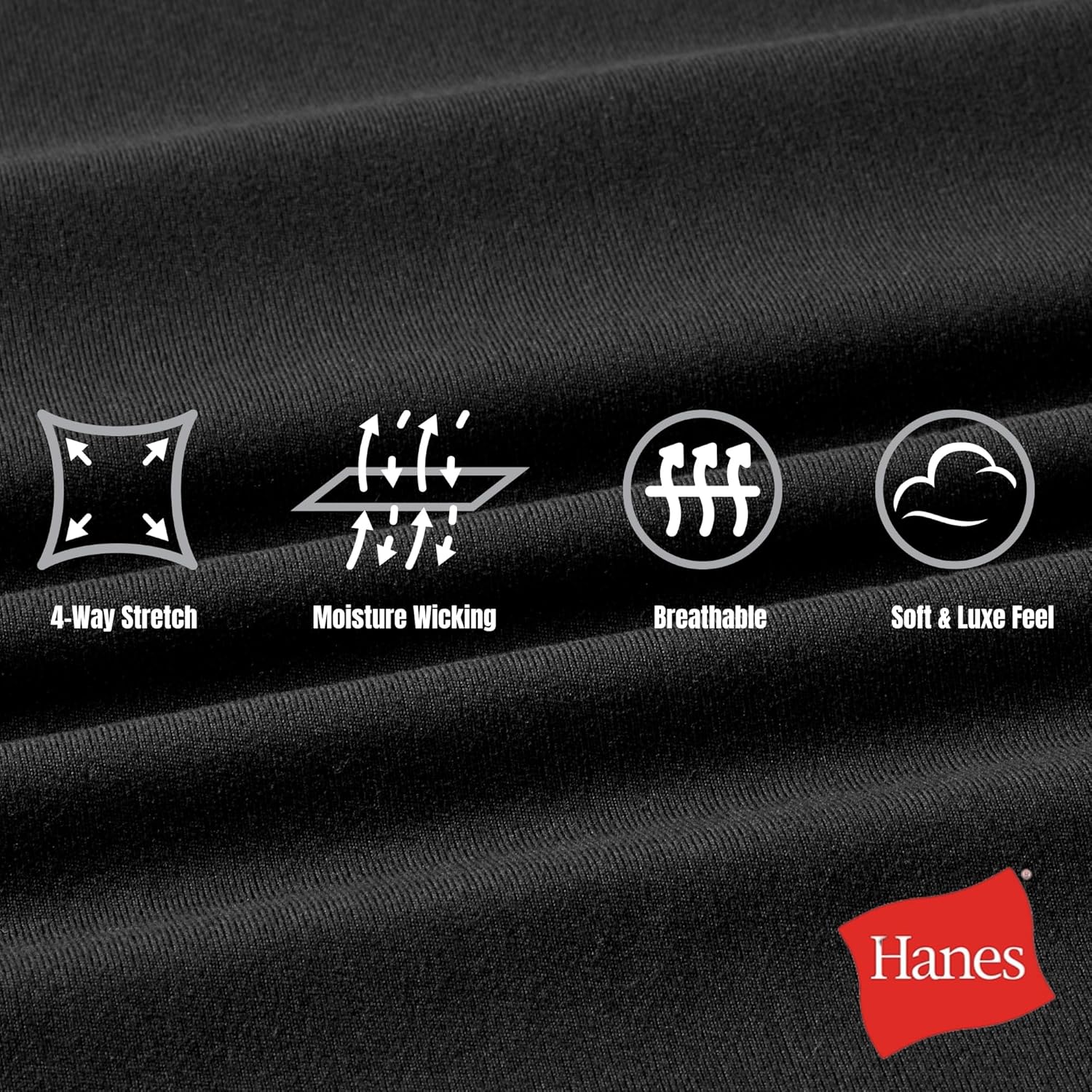 Hanes Womens Leggings Clothing, Moves 7/8 Soft Leggings with Pocket, Moisture Wicking Women's Clothing, Pants, 25" Inseam - Image 6