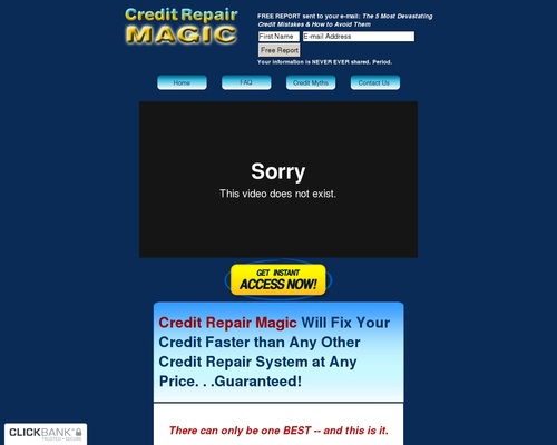 Credit Repair Magic - Get an 800+ Credit Score in 90 Days | Powered by AI