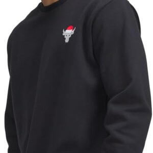 Under Armour mens Project Rock Red One Sleighin Gains Crew Neck Sweatshirt