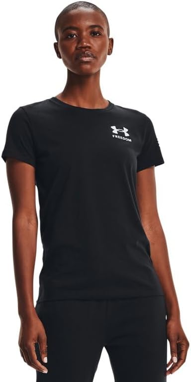Under Armour Women's New Freedom Logo T-Shirt - Image 2