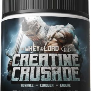 Creatine Crusade Powder, Strength, Power, Endurance, Muscle Growth (Flavorless)