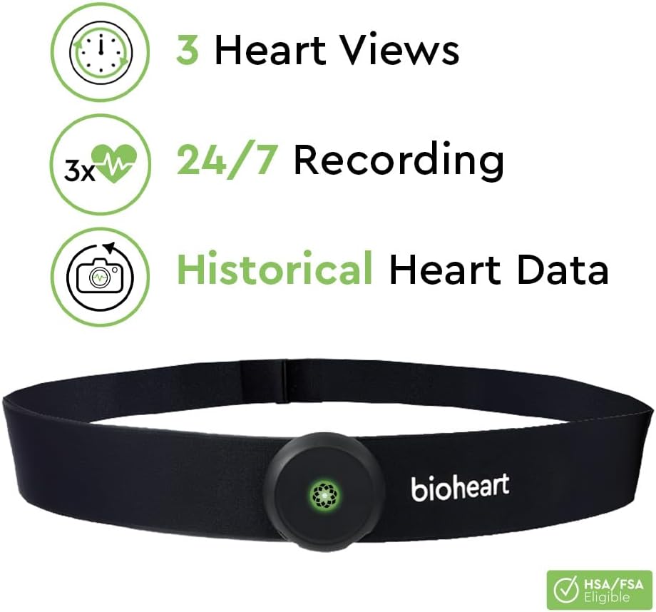 Bioheart | 24/7 Continuous Heart Monitor | No Prescription Needed | Smart Wearable | Chest Strap | One Month Subscription Included - Image 5