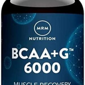 MRM Nutrition BCAA+™ 6000mg | Muscle Recovery | 6g Branch Chain Amino Acids per Capsule | with L-Glutamine | Premium Formula | Gluten-Free | 25 Servings