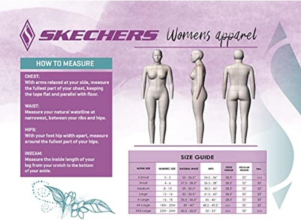 Skechers Womens Go Walk High Waisted 7/8 Legging - Image 5