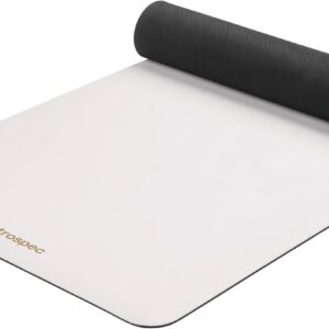 Retrospec Laguna 5mm Yoga Mat – Fitness Mat for Women, Men & Children, Slip-Resistant and Moisture Absorbing Exercise Mat for Home, Pilates, Yoga and Floor Workouts