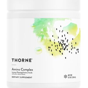 THORNE – Amino Complex – Clinically-Validated EAA and BCAA Powder for Pre or Post-Workout – Promotes Lean Muscle Mass & Exercise Recovery* – NSF Certified for Sport – 30 Servings – 8.1 Oz – Lemon