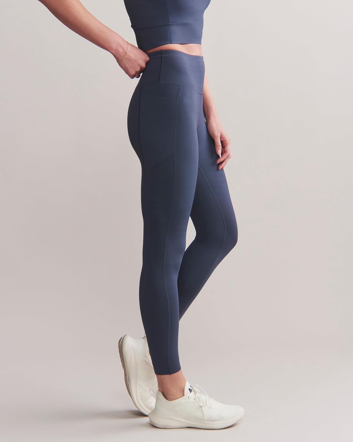 Rhone Women's Leggings with Pocket - Revive 7/8 Workout Leggings for Women - Ultrasoft Yoga Pants - Breathable, 4-Way Stretch - Image 3