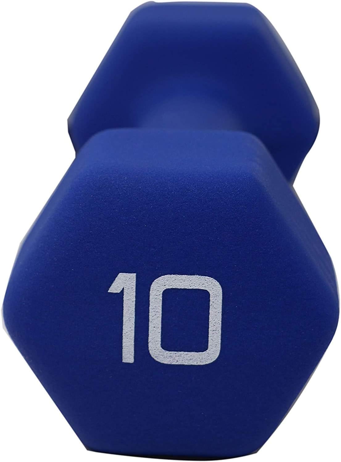 1-Piece Blue Neoprene Coated Dumbbell