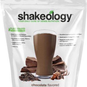 Shakeology Plant Based Protein Powder Blend – Gluten-Free Shake with Vitamins and Minerals – Helps Support Weight Loss, Lean Muscle, Gut Health – Chocolate, 30 Servings