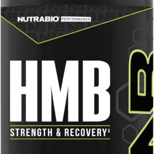 NutraBio HMB Supplement, Amino Acid, 1000mg, 120 Capsules