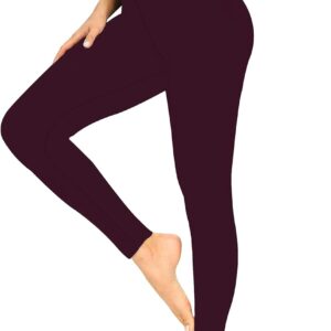 FULLSOFT Buttery Soft Leggings for Women – High Waisted Tummy Control No See Through Workout Yoga Cycling Tights Pants