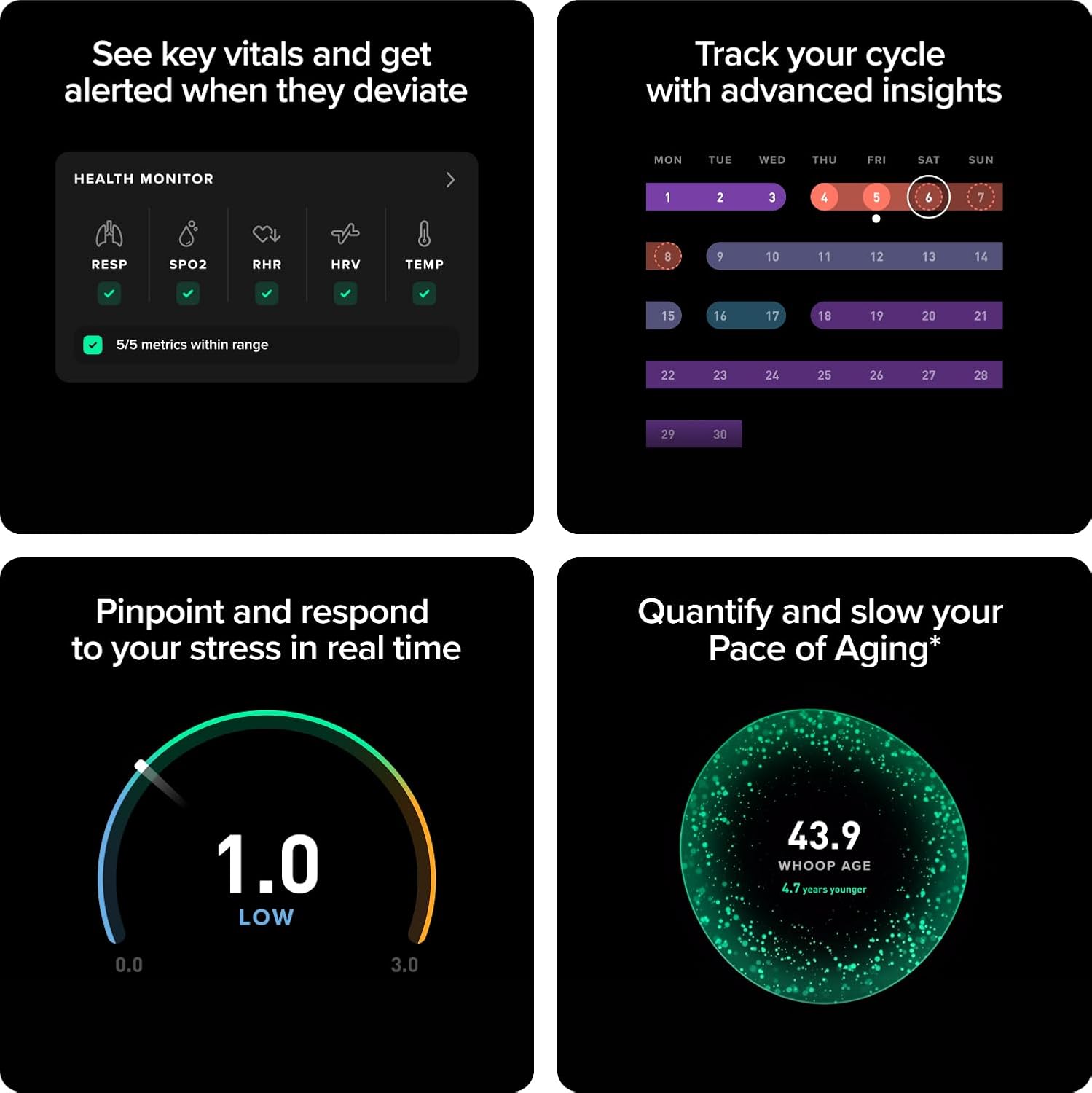 WHOOP 5.0/MG Activity Tracker - 12 Month Membership - Health and Fitness Wearable – 24/7 Activity and Sleep Tracker, Personalized Coaching, Menstrual Cycle Insights – 14+ Days Battery Life - Image 2