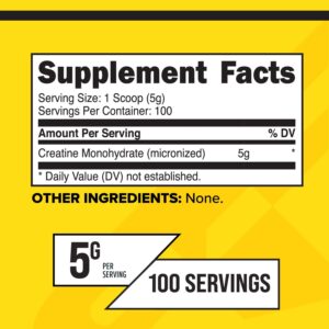 Primaforce Micronized Creatine Monohydrate Powder 500 Grams (1.1 Pounds)