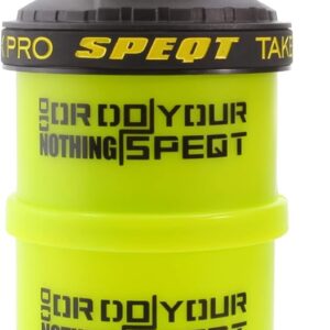 Protein Powder Stackable Container,with Carabiner&Carrying Lanyard,Twist Lock Supplement Storage,Portable Protein Powder Container To Go for Pre/Post Workout,Fitness,Travel,Gym