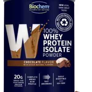 Biochem, Whey Protein Powder, 20g of Protein to Support Muscles and Intense Workouts, Chocolate, 15.4 oz…