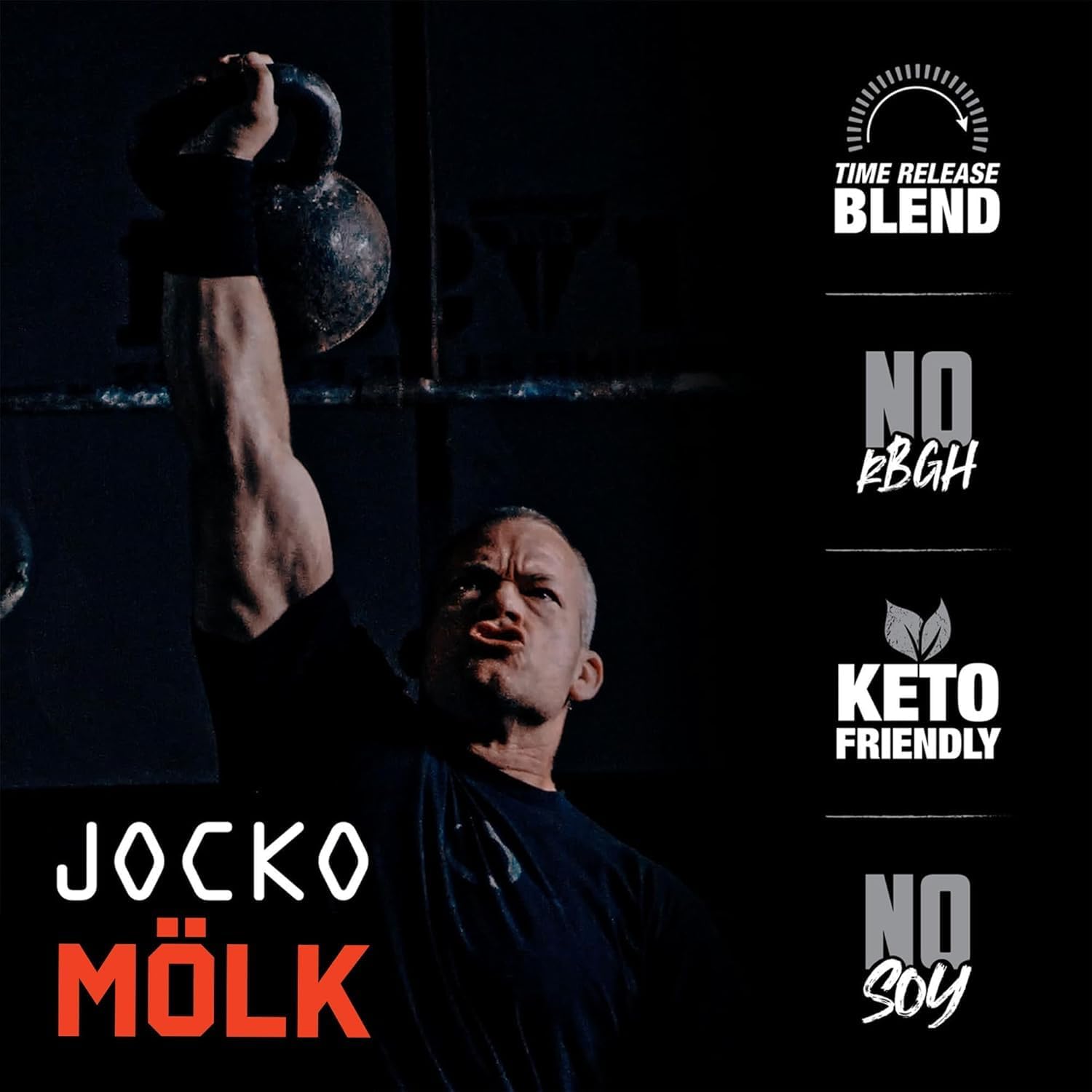 Jocko Fuel Protein Bundle (2 Pack) - Chocolate Peanut Butter (2lb) + Vanilla (2lb) - Supports Muscle Recovery & Growth - Image 6