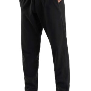 THE GYM PEOPLE Mens’ Fleece Joggers Pants with Deep Pockets in Loose-fit Style