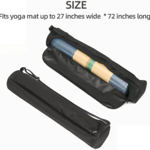 Yoga Mat Bag for Women & Men,Travel Yoga Gym Bag for 1/4″ 1/3″ Thick Exercise Yoga Mat,Fitness mat bag,sprot mat pouch