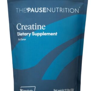 The ‘Pause Life Creatine Powder, Training Essential, Pre Workout, Gluten Free & Vegan Formula with Creavitalis, Cognitive, Endurance & Muscle Recovery Support for Men & Women, Unflavored, 11 OZ