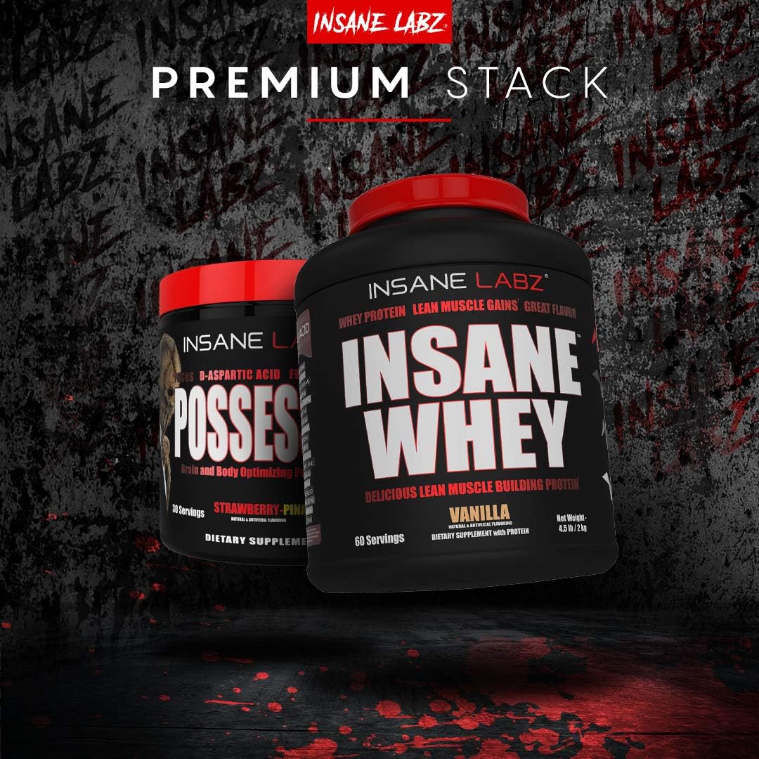 Insane Labz Insane Whey,100% Muscle Building Whey Protein, Post Workout, BCAA Amino Profile, Mass Gainer, Meal Replacement, 5lbs, 60 Srvgs (Packaging May Vary) (Chocolate Peanut Butter) - Image 3