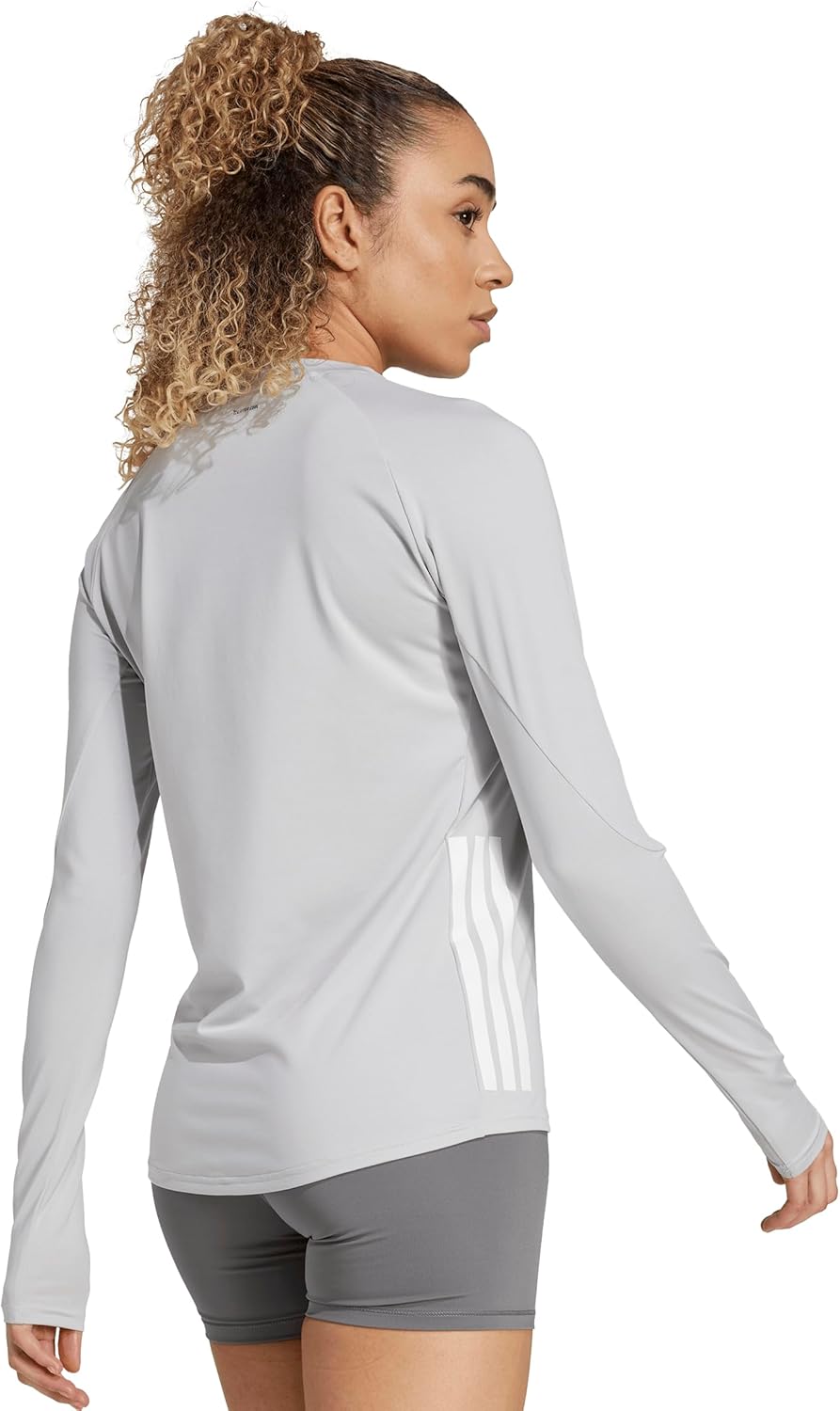 adidas Women's Volleyball Hi Low Lowng Sleeve Jersey, Team Royal Blue, X-Large - Image 4