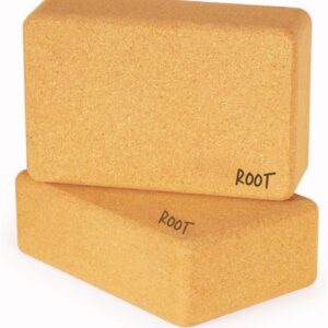 Ultimate Eco-Friendly Yoga Blocks | Premium Portuguese Cork Bricks | Set of One or Two Cork Yoga Blocks | 2 pack or Single Block | High Density, Non-Slip, Natural Material | Great for Travel | Moisture-Proof | Better Support, Balance & Comfort | Ideal for Yoga, Pilates and Stretching