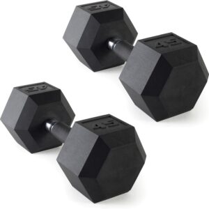 CAP Barbell Coated Dumbbell Weight | Multiple Options Pairs & Sets