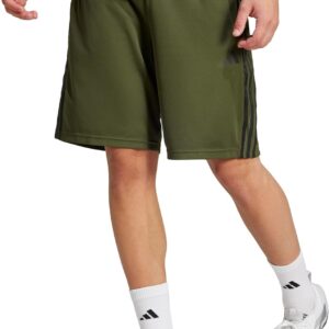 Adidas Mens Train Essentials Piqué 3-Stripes Training Shorts