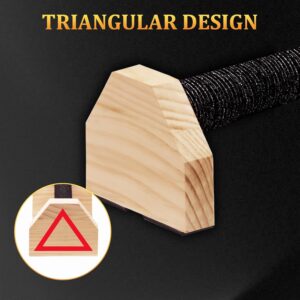Push-up Stand, 2 PCS Wood Pushup Bars Non-Slip Base Exercise Home Workout Equipment, Wooden Parallettes Handle Stands Grip for Men Strength Training, Planks Calisthenics