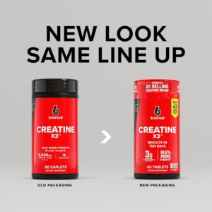 Six Star Creatine Pills, X3 (60 Caplets) – Creatine for Women & Men – Creatine Capsules Support Muscle Strength – Pre & Post Workout Creatine Supplement for Muscle Recovery & Building – 20 Servings