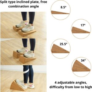 StrongTek Squat Wedge Slant Board with Adjustable Angles for Stretching, Foot Pain Relief, Squats, & Rehabilitation – Durable, Lightweight, Perfect for Physical Therapy & Flexibility