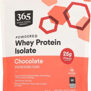 365 by Whole Foods Market, Whey Protein Isolate, Chocolate, 16 Ounce