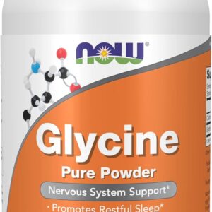 NOW Foods Supplements, Glycine Pure Powder, Promotes Restful Sleep*, Neurotransmitter Support*, 1-Pound