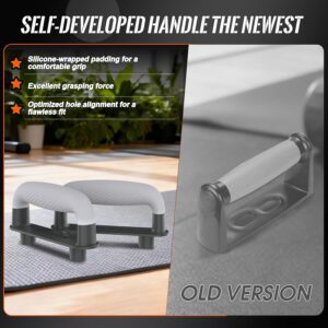 Hikeen Push Up Board – Portable Push Up Bar for Home & Travel, Multi-Functional Fitness Workout Equipment | Ideal Home Gym Equipment for Strength Training | Durable Push Up Board for Men and Women