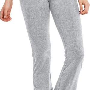 MOPAS Women’s Soft Comfy Cotton Spandex Yoga Sweat Lounge Gym Sports Athletic Pants
