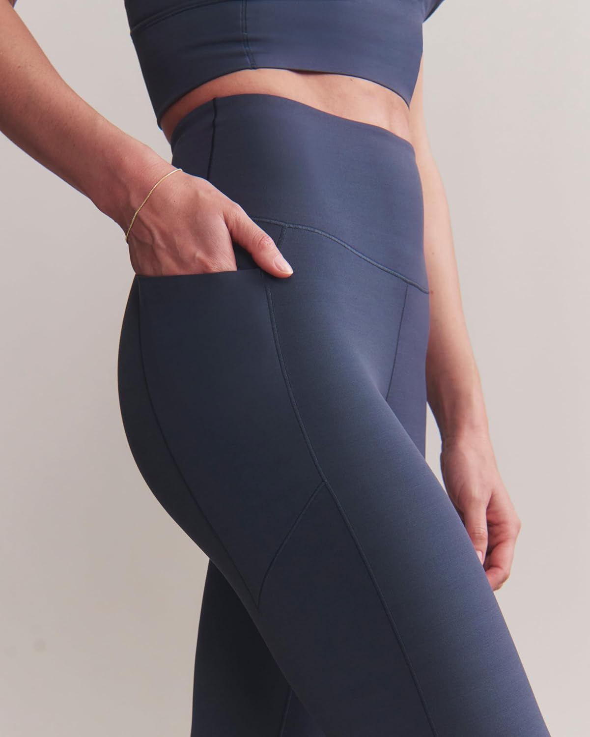 Rhone Women's Leggings with Pocket - Revive 7/8 Workout Leggings for Women - Ultrasoft Yoga Pants - Breathable, 4-Way Stretch - Image 6
