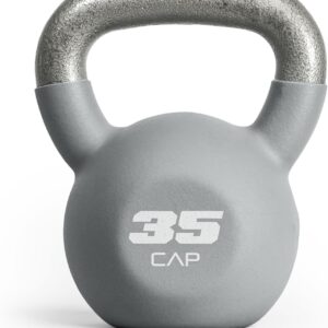 CAP Barbell Cast Iron Kettlebell – Coated Options, Singles and Sets, Multiple Weight Choices