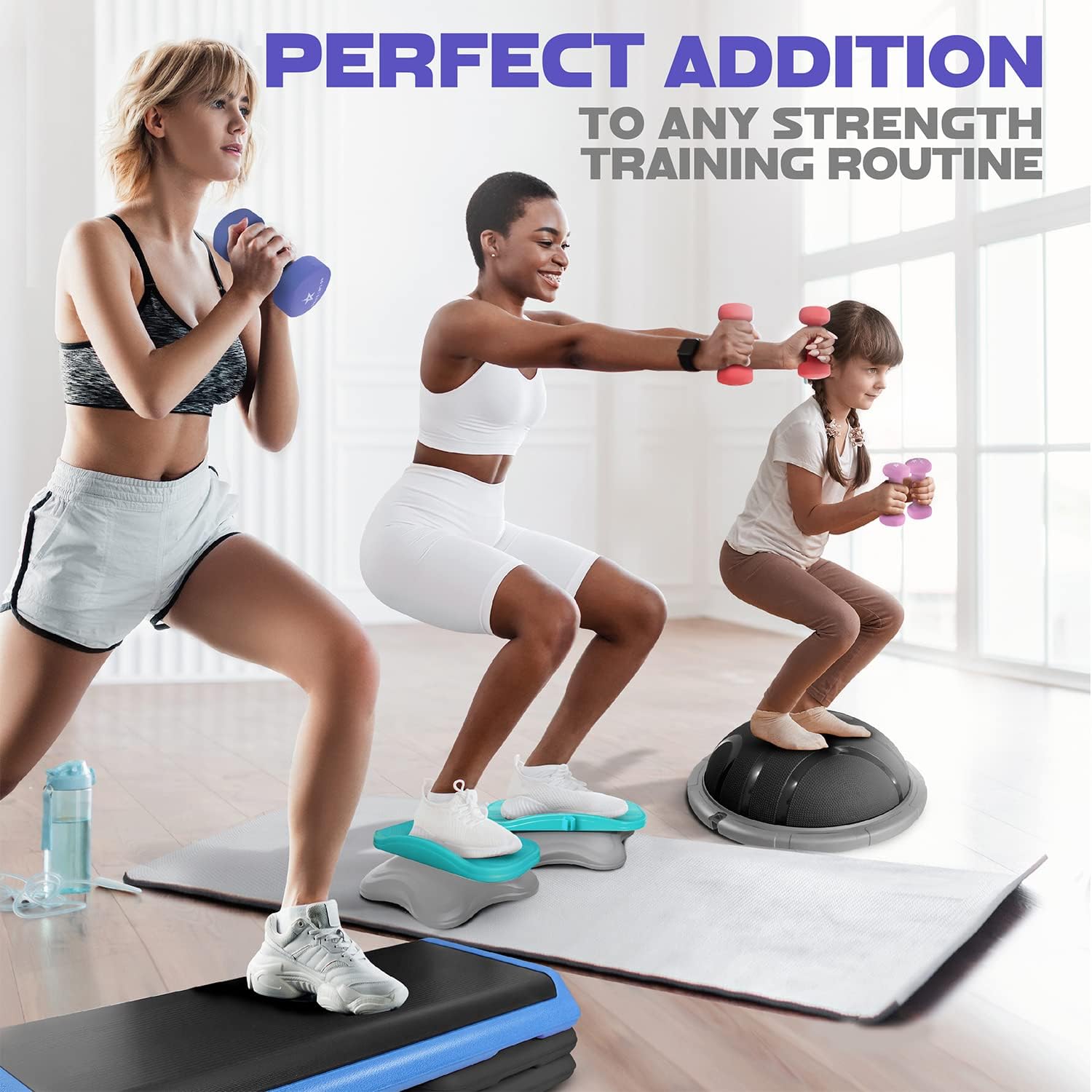Yes4All 5 lbs Dumbbells Neoprene with Non Slip Grip – Great for Total Body Workout – Total Weight: 10 lbs (Set of 2) - Image 5