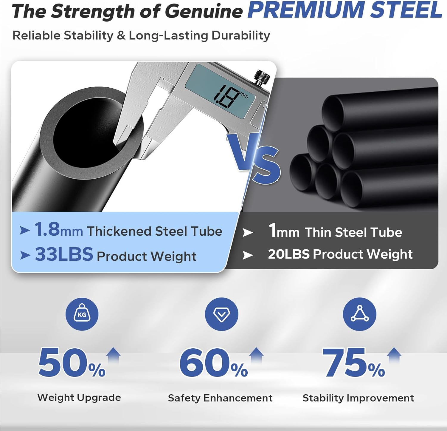 2026 Upgraded Dip Bars 880LBS Heavy Duty Dip Bar Station Height & Width Adjustable Parallettes Bars for Full Body Strength Training Push Up Bar for Beginners & Advanced Users - Image 3