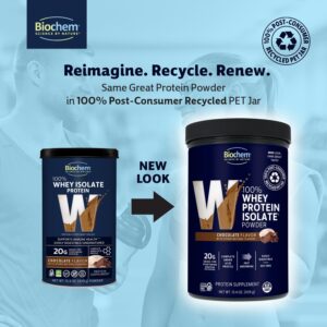 Biochem, Whey Protein Powder, 20g of Protein to Support Muscles and Intense Workouts, Chocolate, 15.4 oz…