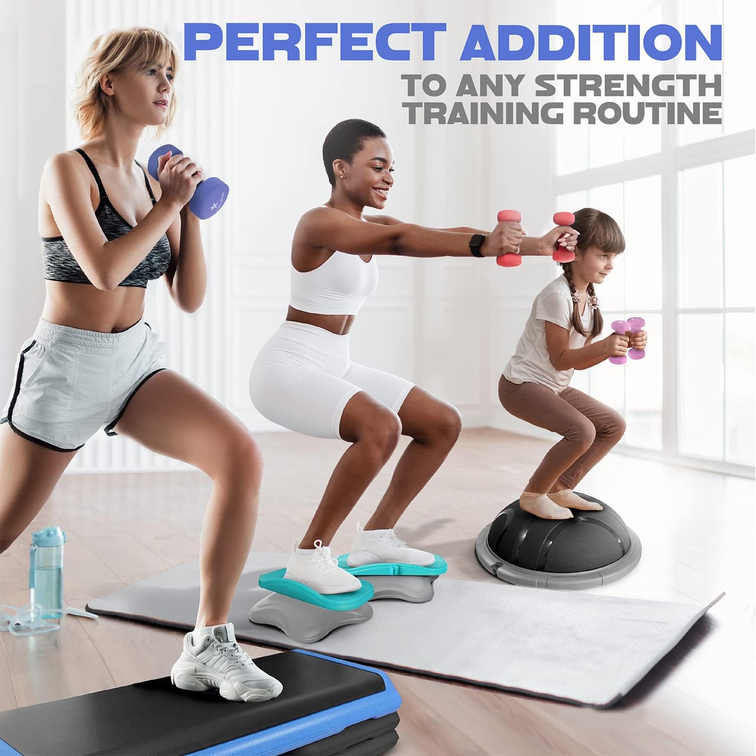 Yes4All 5 lbs Dumbbells Neoprene with Non Slip Grip – Great for Total Body Workout – Total Weight: 10 lbs (Set of 2) - Image 5