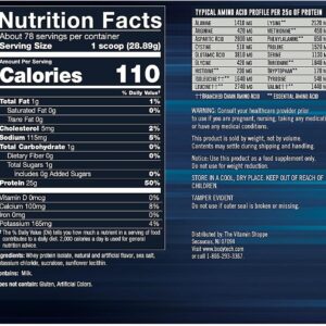 BODYTECH Whey Protein Isolate Powder – 25g Protein per Serving with BCAAs – Fast-Absorbing for Muscle Growth & Recovery – Vanilla (5 lb, 71 Servings)