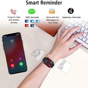 AI Smartwatch for Men Women 2.09” Smart Watch Fitness Tracker with Calling/Text Pedometer Heart Rate/SpO2/Sleep Monitor Voice Assistant Game 2 Bands Compatible Android iOS Phones (White)