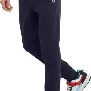 Champion Men’s Joggers, Everyday Cotton, Lightweight Lounge Knit Pants for Men, 31″
